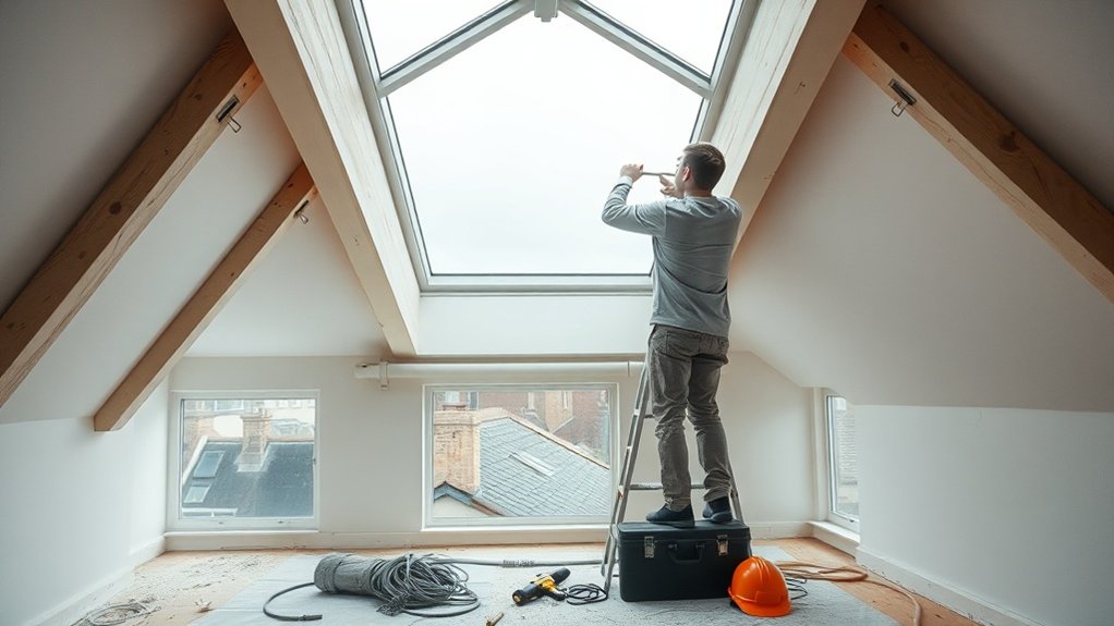 Electric Skylight Installation Mill Hill
