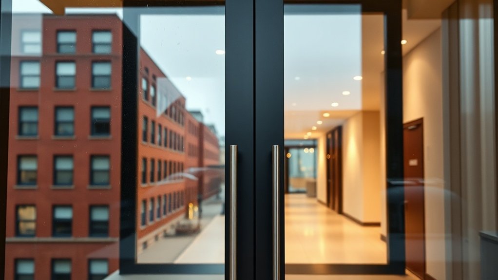 Glass Doors Mill Hill East