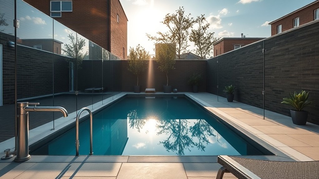 Pool Glass Fencing Mill Hill